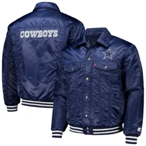 Dallas Cowboys Silver Tab Trucker Jacket